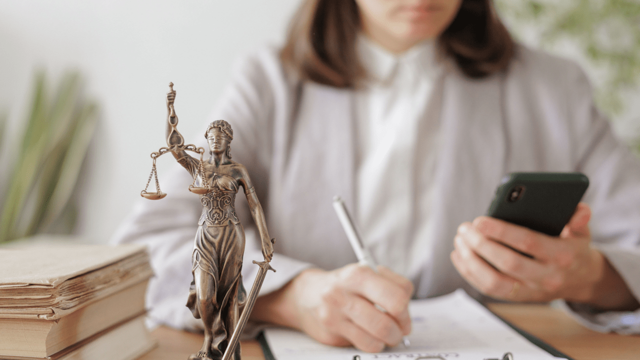 Justice figure and attorney paperwork — should I say guilty or not guilty for speeding ticket?