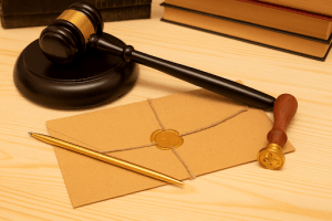 Sealed legal envelope with gavel – how to write an appeal letter for driver's license suspension
