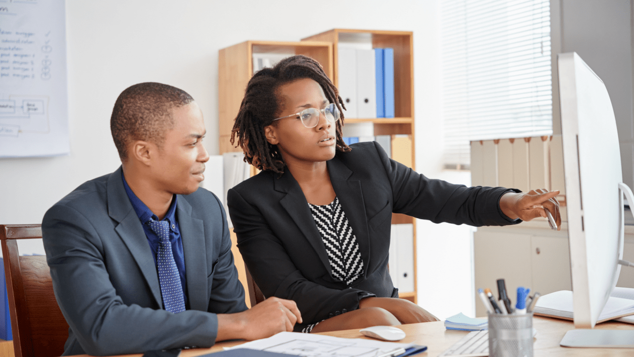 Professionals developing strategies on how to control reckless driving in office setting